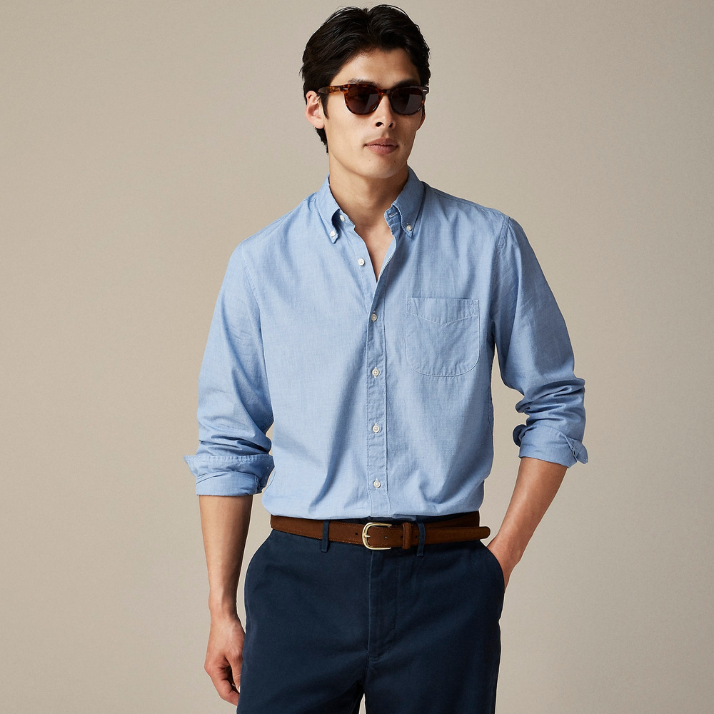 J.Crew Secret Wash cotton poplin shirt XL